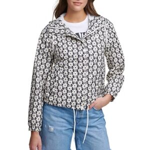 Levi's Daisy Flower Print Rain Windbreaker Jacket NWOT